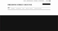 Desktop Screenshot of freedomstreetdefense.com