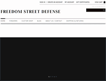 Tablet Screenshot of freedomstreetdefense.com